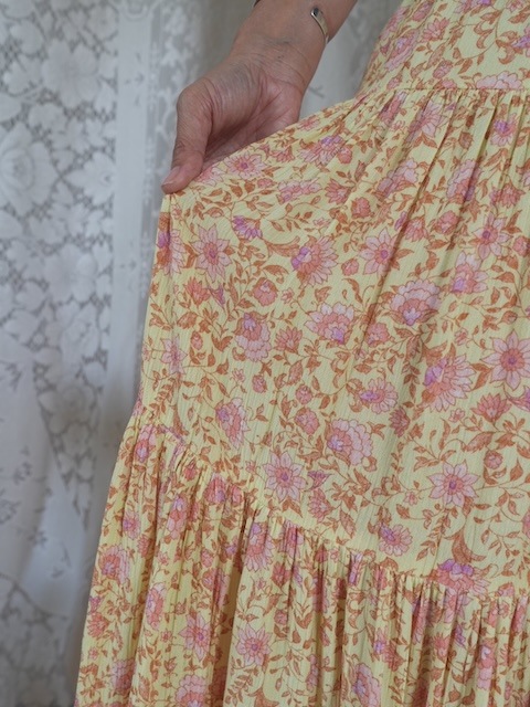 ＜BILLABONG＞floral skirt
