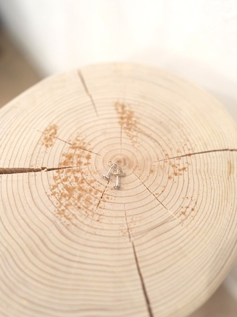 ＜Indian Jewelry＞silver flowers petit pierce