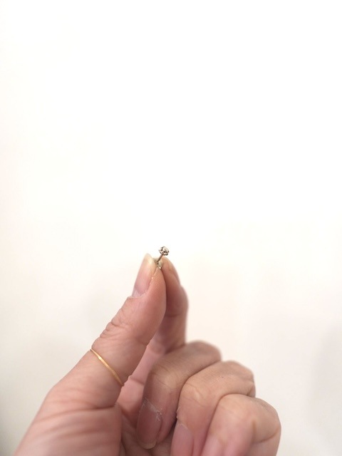 ＜Indian Jewelry＞silver flowers petit pierce