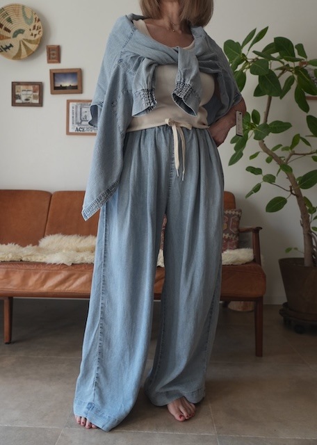 ＜select＞tencel comfort pants