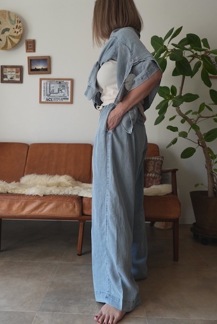 ＜select＞tencel comfort pants