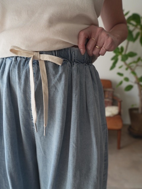 ＜select＞tencel comfort pants