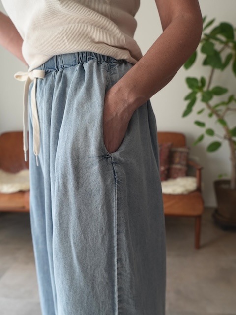 ＜select＞tencel comfort pants