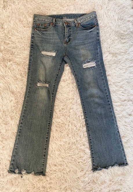 Damage Stretch Denim