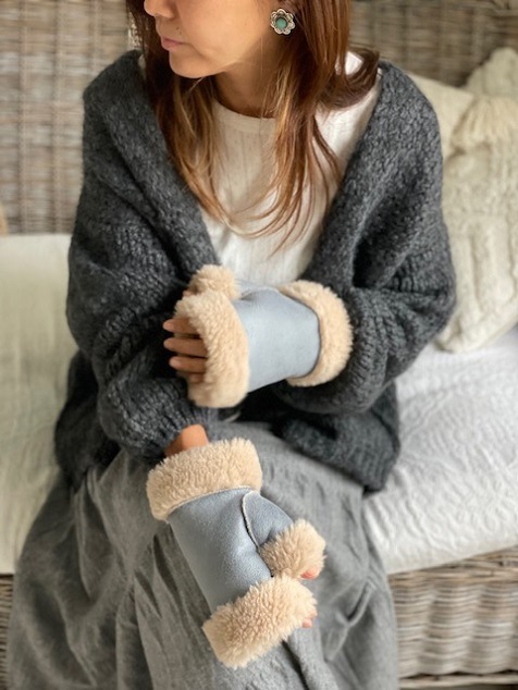 ＜jakke＞EcoMoutonFurArmWarmer