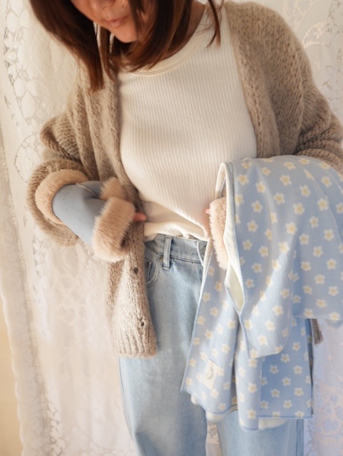 ＜jakke＞EcoMoutonFurArmWarmer