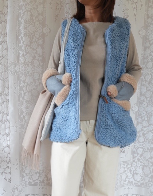 ＜jakke＞EcoMoutonFurArmWarmer