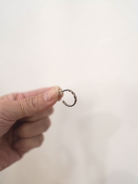 ＜Indian Jewelry＞navajo half hoop pierce