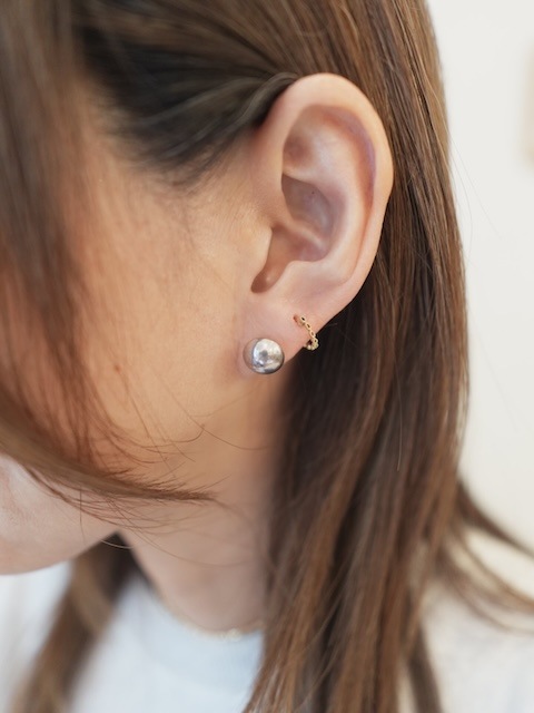 ＜Indian Jewelry＞M silver ball pierce