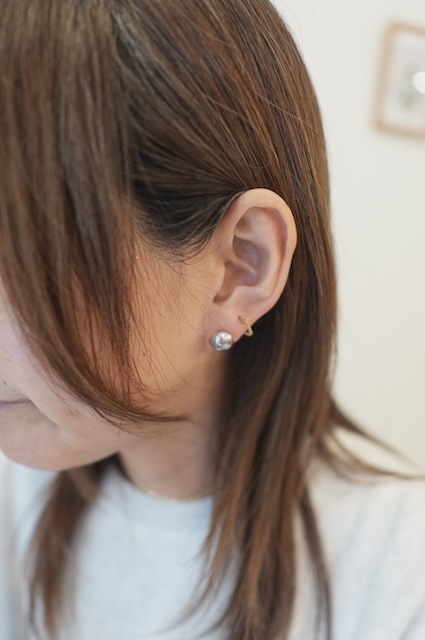 ＜Indian Jewelry＞M silver ball pierce