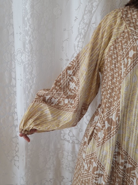 ＜Sara Mallika＞Cotton Scarf Print Dress