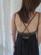＜select＞jacquard tierred dress