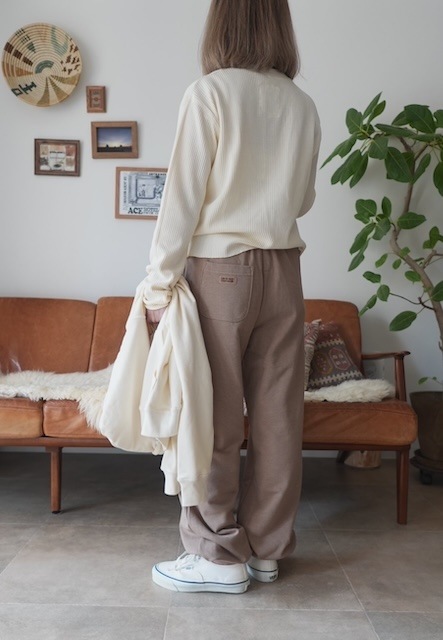 ＜select＞botanical dye sweat pants