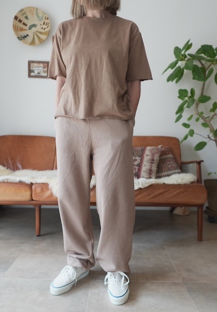 ＜select＞botanical dye sweat pants