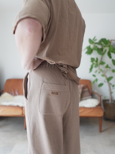 ＜select＞botanical dye sweat pants