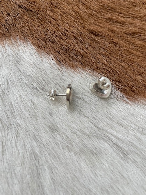 ＜Indian Jewelry＞silver heart plate pierce