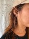 ＜Indian Jewelry＞silver heart plate pierce