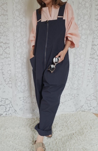 ＜select＞india cotton volume sleeve blouse