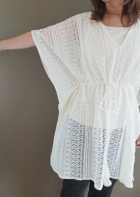 ＜select＞ tunic lace tops