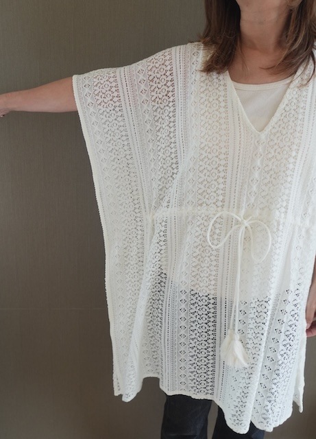 ＜select＞ tunic lace tops