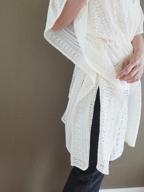 ＜select＞ tunic lace tops