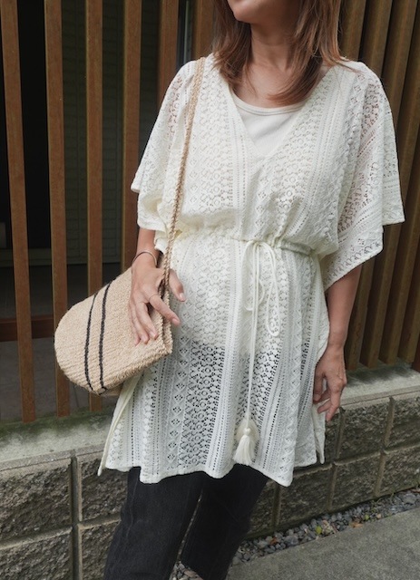 ＜select＞ tunic lace tops
