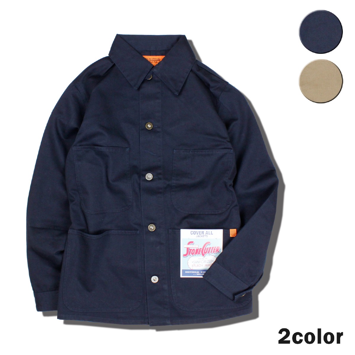 UNIVERSAL OVERALL ユニバーサルオーバーオール COVERALL JACKET | 西海岸ファッション通販Blueism UNIVERSAL OVERALL ユニバーサルオーバーオール COVERALL JACKET | 西海岸ファッション通販Blueism