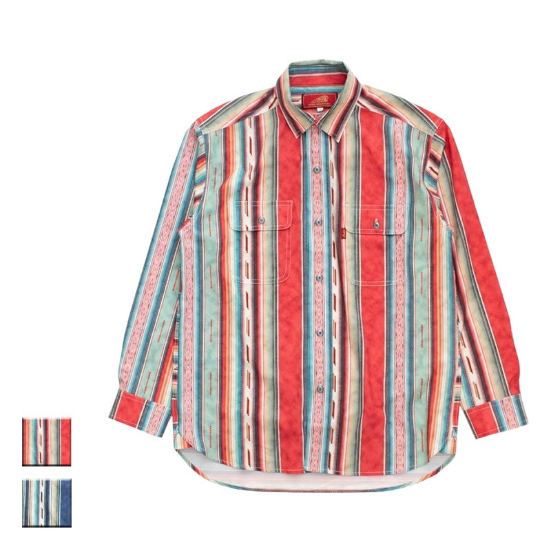 Indian インディアン All-over Pattern Work Shirt|Indian｜インディアン|BRAND