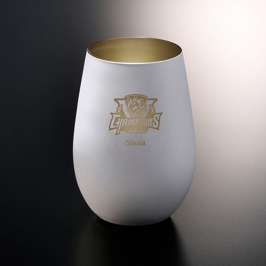 タイガース 2025 JERA セ・リーグ優勝記念 タンブラー White Gold／単品