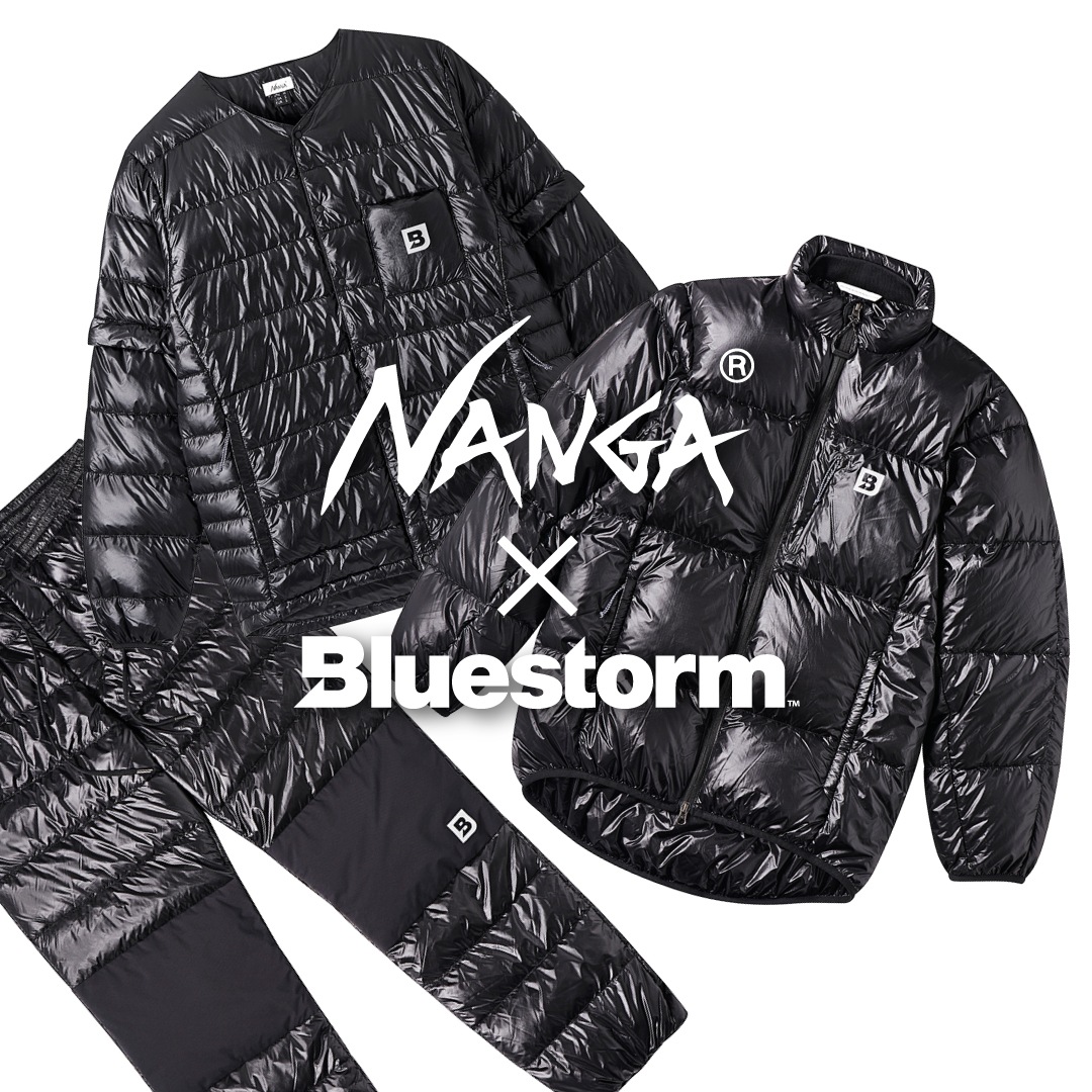 NAG-F20-BL003NANGA  Bluestorm INNER DOWN CARDIGAN DETACHABLE SLEEVE