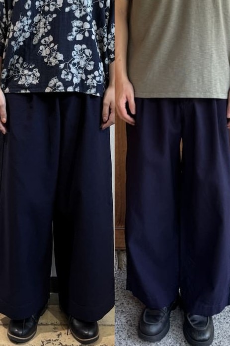 オックスワイドパンツ ダーク