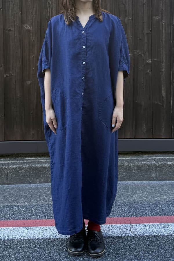 ブルトリ BLUETRICK コート BlueTrick】 ロングショップコート 刺子 | ジャケット