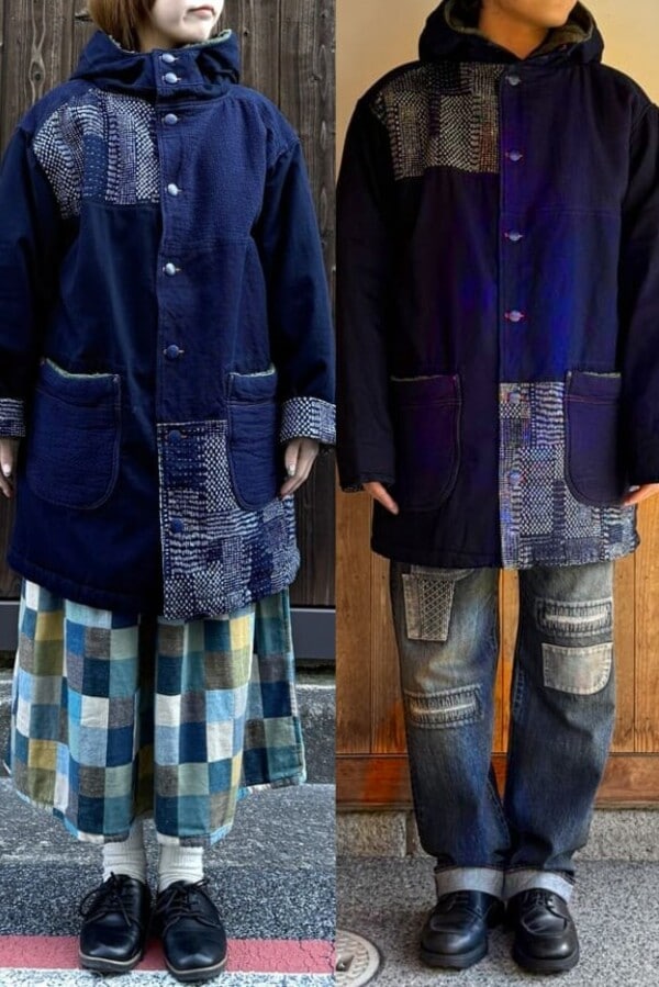 BLUE TRICK 美品 濃紺 刺し子 和柄　カバーオール ジャケット 5 BlueTrick】 刺子カバーオール（メンズ） | ジャケット | BlueTrick