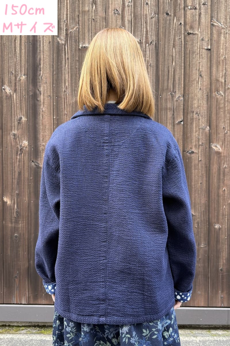BlueTrick】刺子ジャケット インディゴ（レディース） | ジャケット