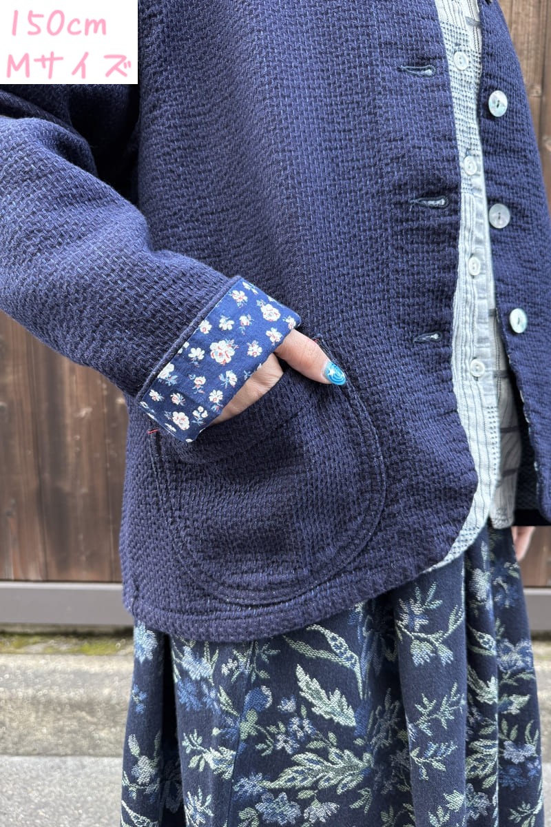 BlueTrick】刺子ジャケット インディゴ（レディース） | ジャケット