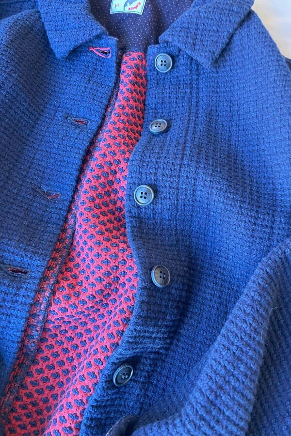 BlueTrick】裏アカクロス刺子ジャケット（レディース） | ジャケット