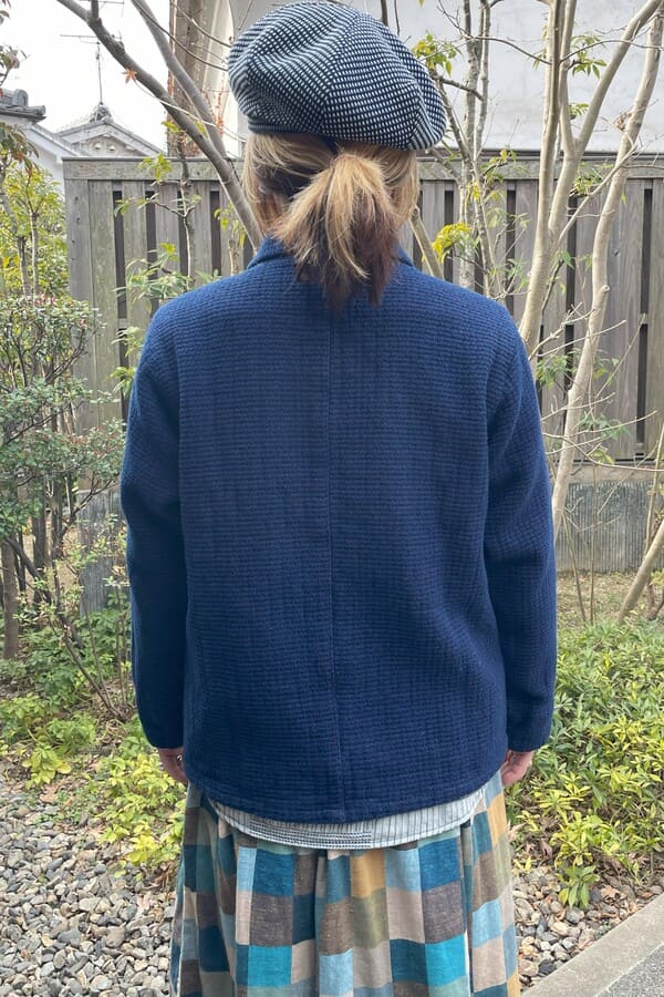 BLUE TRICK 美品 濃紺 刺し子 和柄　カバーオール ジャケット 5 メンズ,ジャケット | BlueTrick（ブルートリック）公式