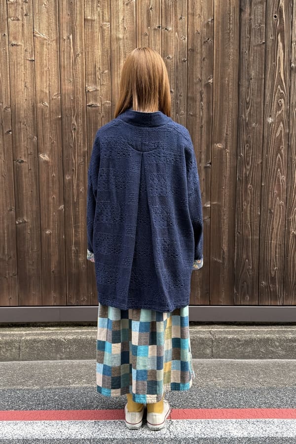 BlueTrick】 レディース ゆるカーデ ガチャパッチ（レディース