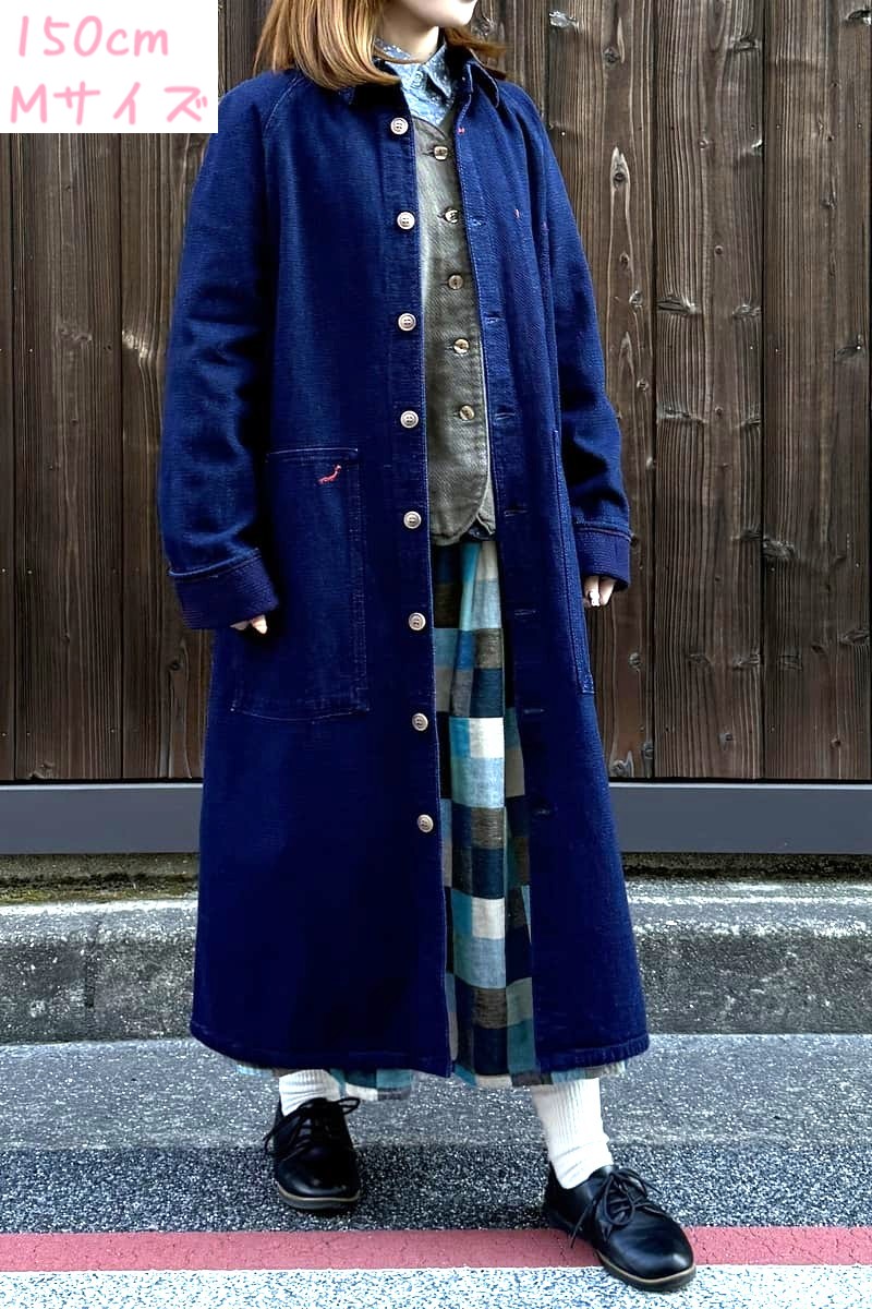 BlueTrick】デコボコダック ロングショップコート（ユニセックス