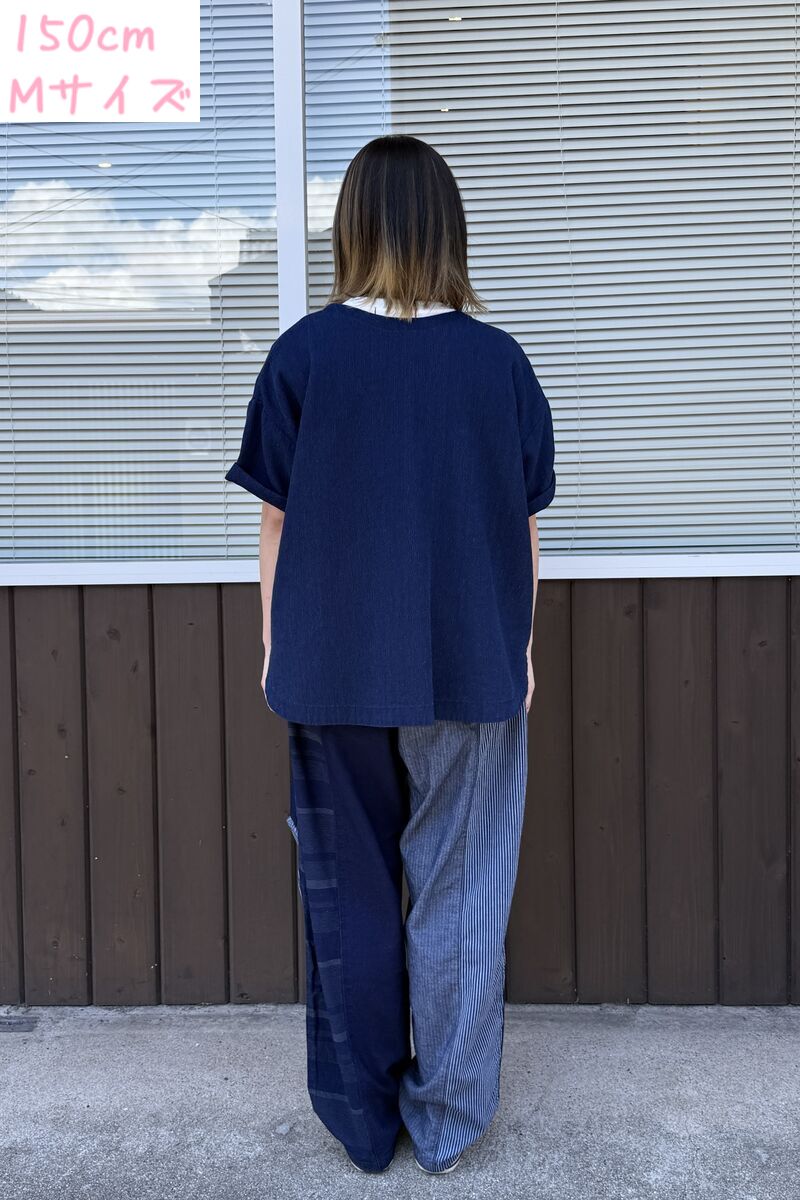 値下げです！KAPITAL 切替えバルーンパンツ BlueTrick】 切替えバルーンパンツ（ユニセックス） | パンツ