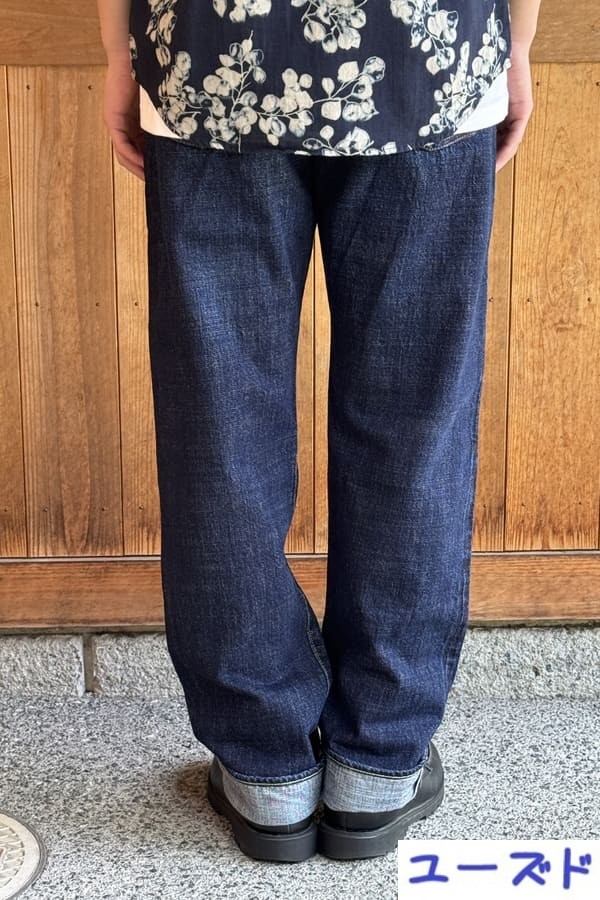 【BlueTrick】ジャパンパンツ ストレート ワンウォッシュ/ユーズド(メンズ)