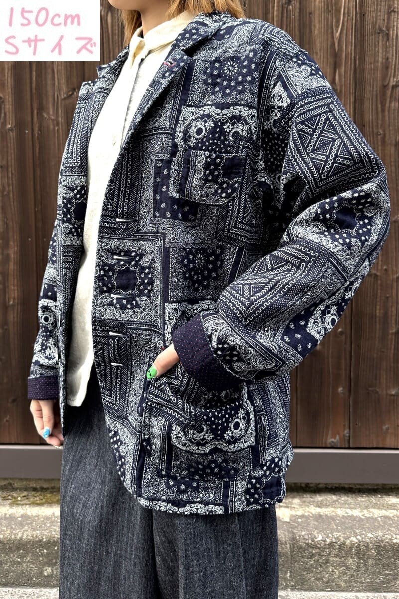 【BlueTrick】ゆるテーラージャケット バンダナ(ユニセックス)