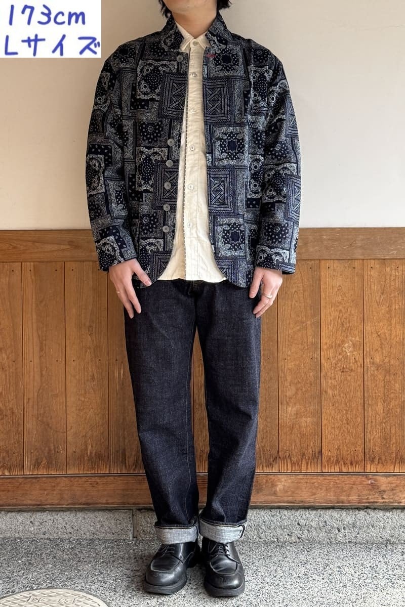 【BlueTrick】ゆるテーラージャケット バンダナ(ユニセックス)