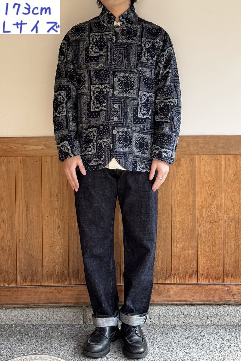 【BlueTrick】ゆるテーラージャケット バンダナ(ユニセックス)