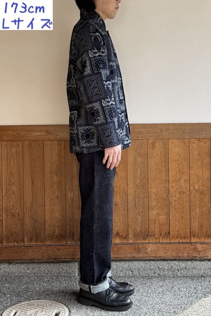 【BlueTrick】ゆるテーラージャケット バンダナ(ユニセックス)