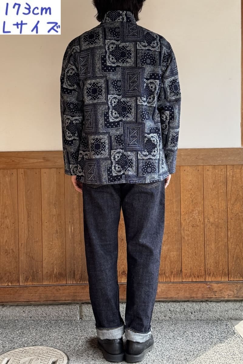 【BlueTrick】ゆるテーラージャケット バンダナ(ユニセックス)