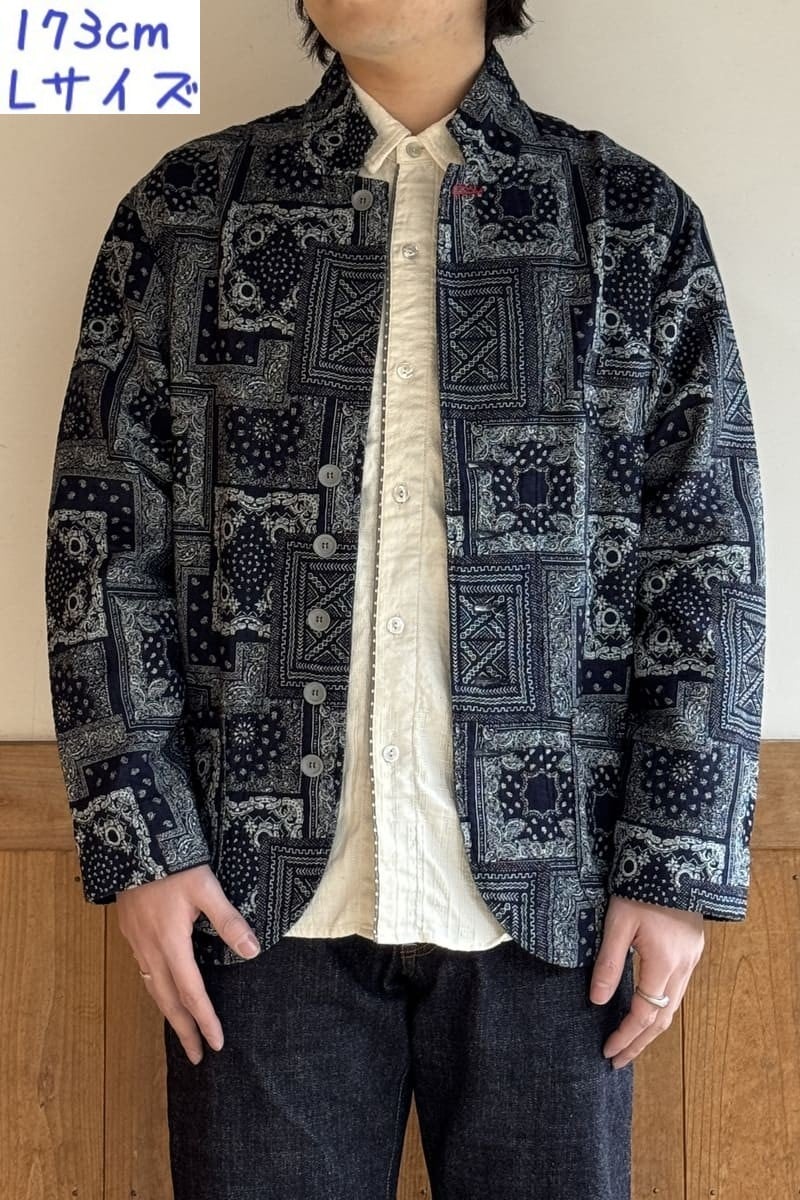 【BlueTrick】ゆるテーラージャケット バンダナ(ユニセックス)