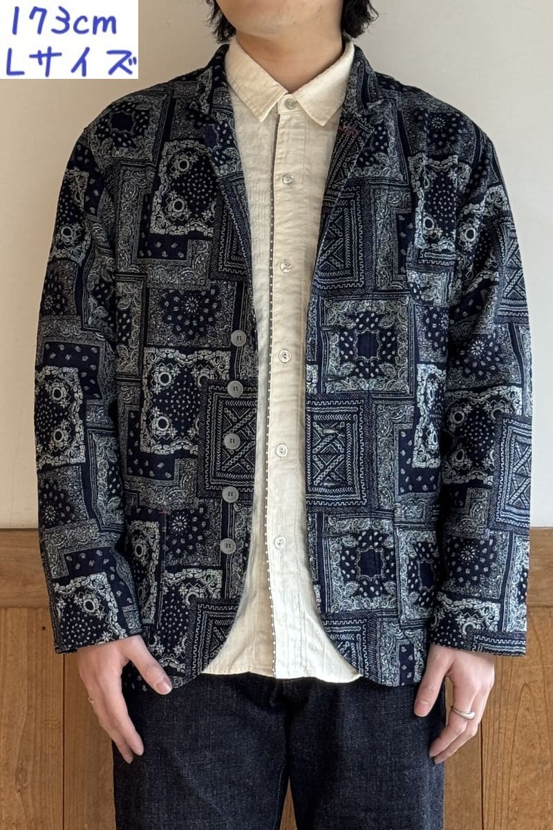 【BlueTrick】ゆるテーラージャケット バンダナ(ユニセックス)