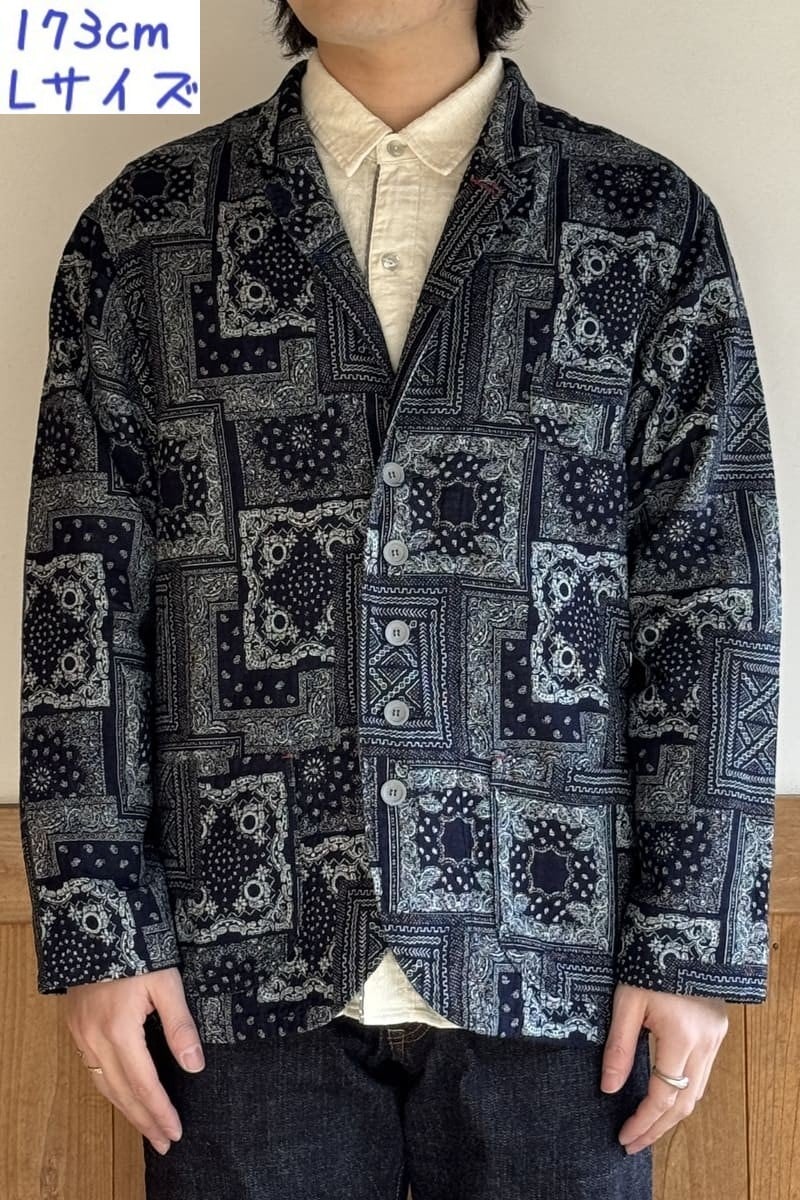 【BlueTrick】ゆるテーラージャケット バンダナ(ユニセックス)