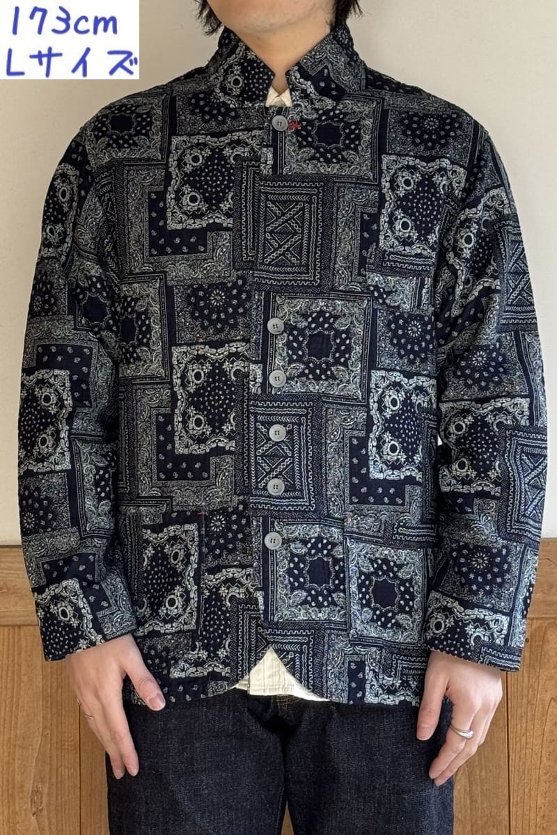 【BlueTrick】ゆるテーラージャケット バンダナ(ユニセックス)